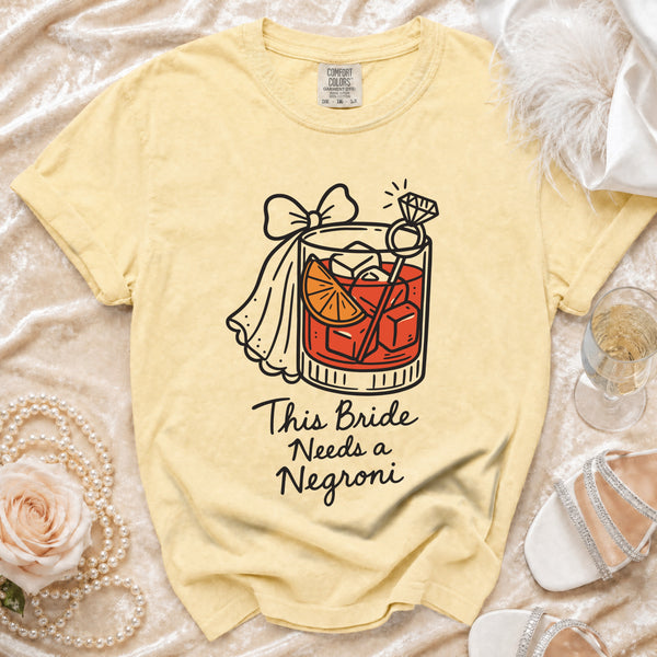 Bride Negroni T-shirt in Butter