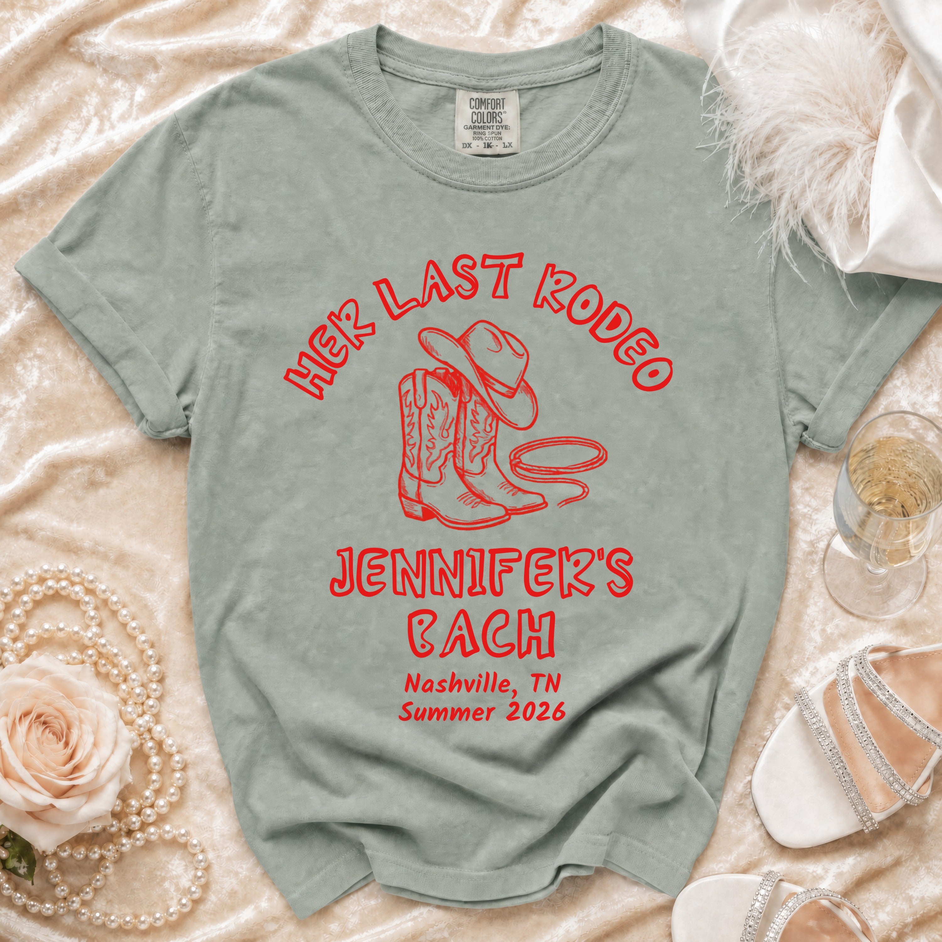 Her Last Rodeo Jennifer's Bach Nashville TN Summer 2026 t-shirt.