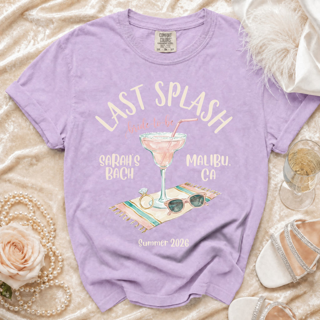 Last Splash Sarah's Bach Malibu CA Summer 2026 t-shirt.