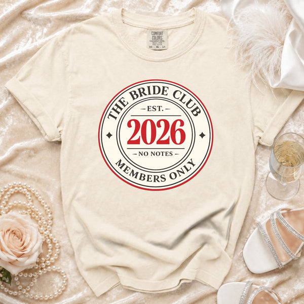 2026 Bride Club T-Shirt in Ivory