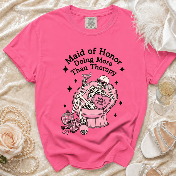 Maid of Honor T-shirt in Crunchberry