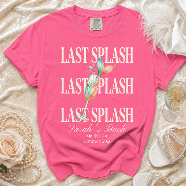 Last Splash Mermaid Bach T-Shirt in Crunchberry