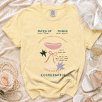 Yellow t-shirt with "Maid of Honor Champagne Coordinator" graphic and quote.