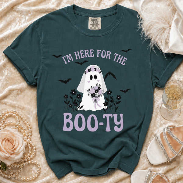 Boo-ty Bride T-Shirt in Blue Spruce