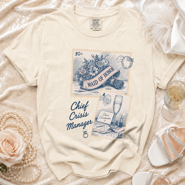Maid of Honor T-Shirt in Ivory