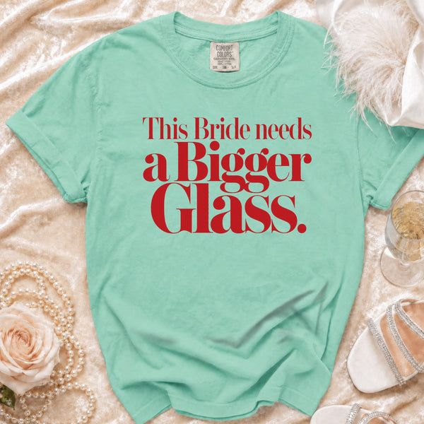 Bigger Glass Bride T-Shirt in Island Reef