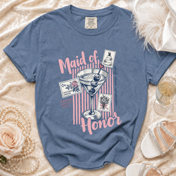 MOH T-shirt in Blue Jean