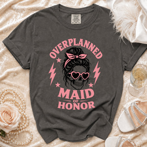 Maid of Honor T-Shirt in Pepper