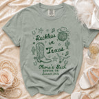 T-shirt with "Reckless in Texas" design, cowboy boot, and Austin, TX text.