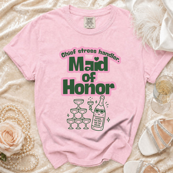 Maid of Honor T-shirt in Blossom