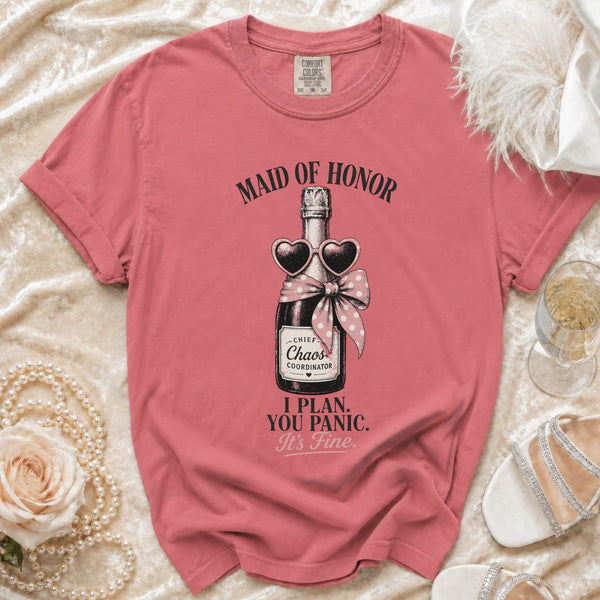 Maid of Honor T-shirt in Watermelon