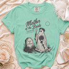 Mother of the Bride ghost graphic with tombstone reading "Sleep is Overrated."