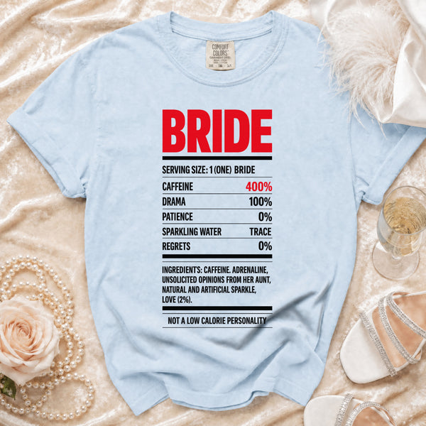 Bride's Ingredients T-Shirt in Chambray