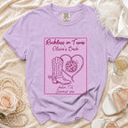 T-shirt with "Reckless in Texas" and Austin, TX Summer 2026 design.