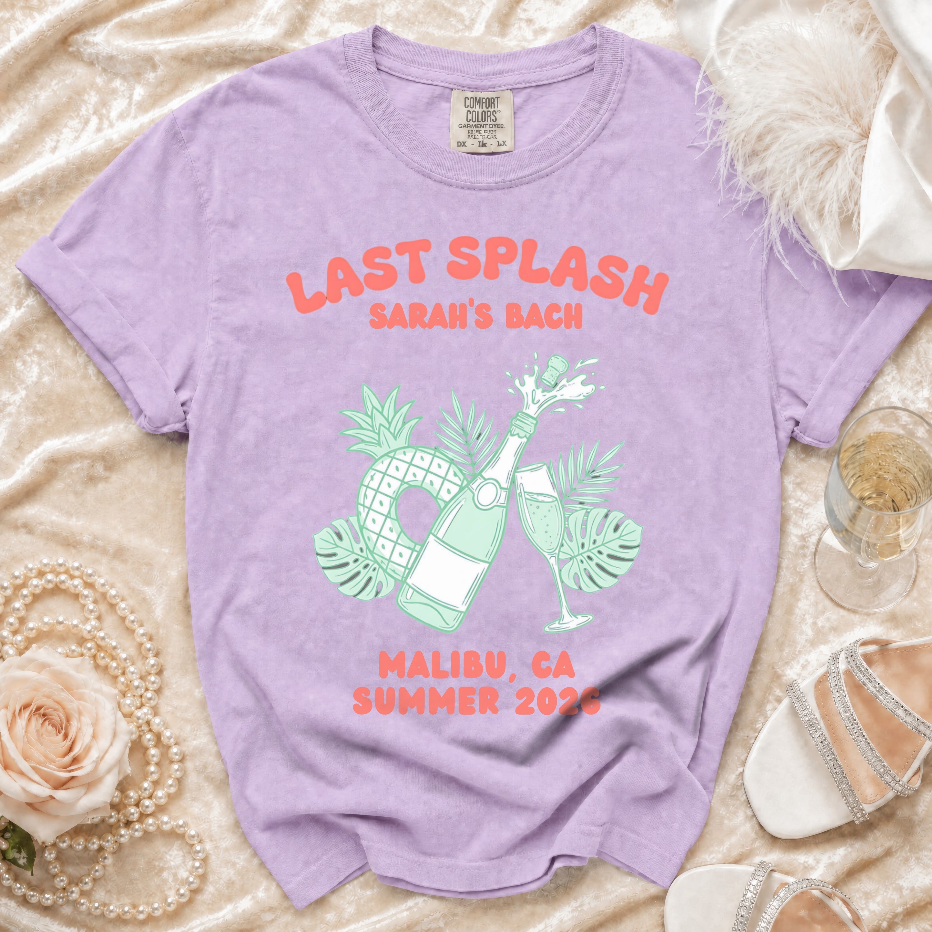Last Splash Sarah's Bach Malibu CA Summer 2026 t-shirt.