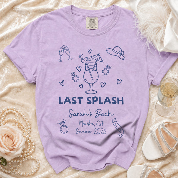 Last Splash Celebration T-Shirt in Orchid