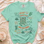 "Yee-haw! Jennifer's Bach, Her Last Rodeo, Nashville TN Summer 2026 graphic tee."