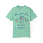 Mint green t-shirt with "Her Last Rodeo" and Western graphics.