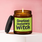 Amber jar candle
