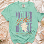 Mother of the Bride ghost graphic tee, spooky stressed still dressed.