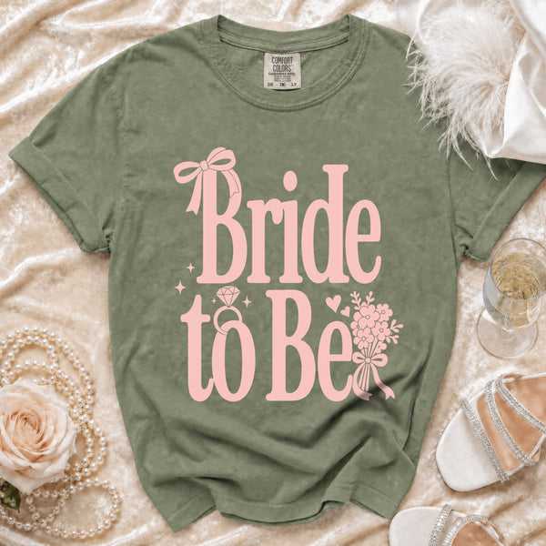 Bride To Be T-Shirt in Moss