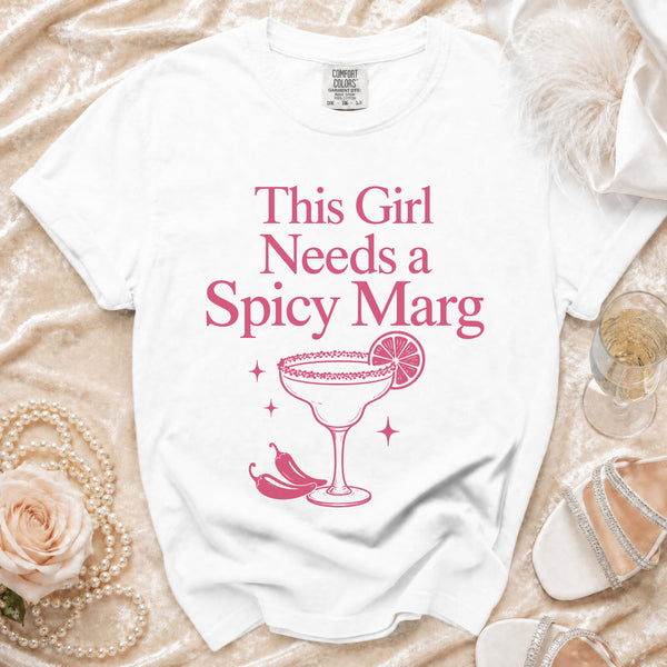 Spicy Marg T-Shirt in White