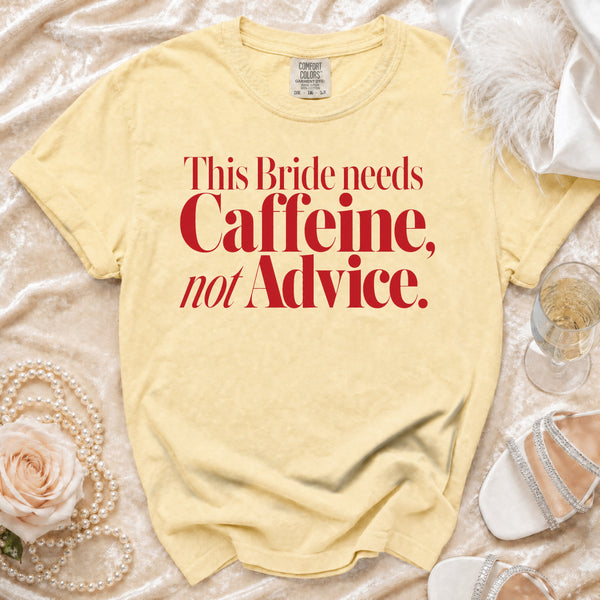 Bride Caffeine T-Shirt in Butter