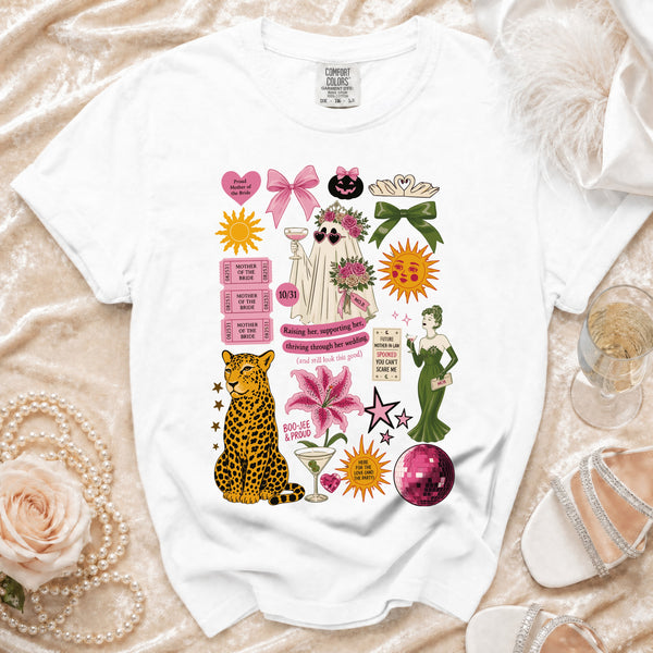 Glam Mom T-shirt in White