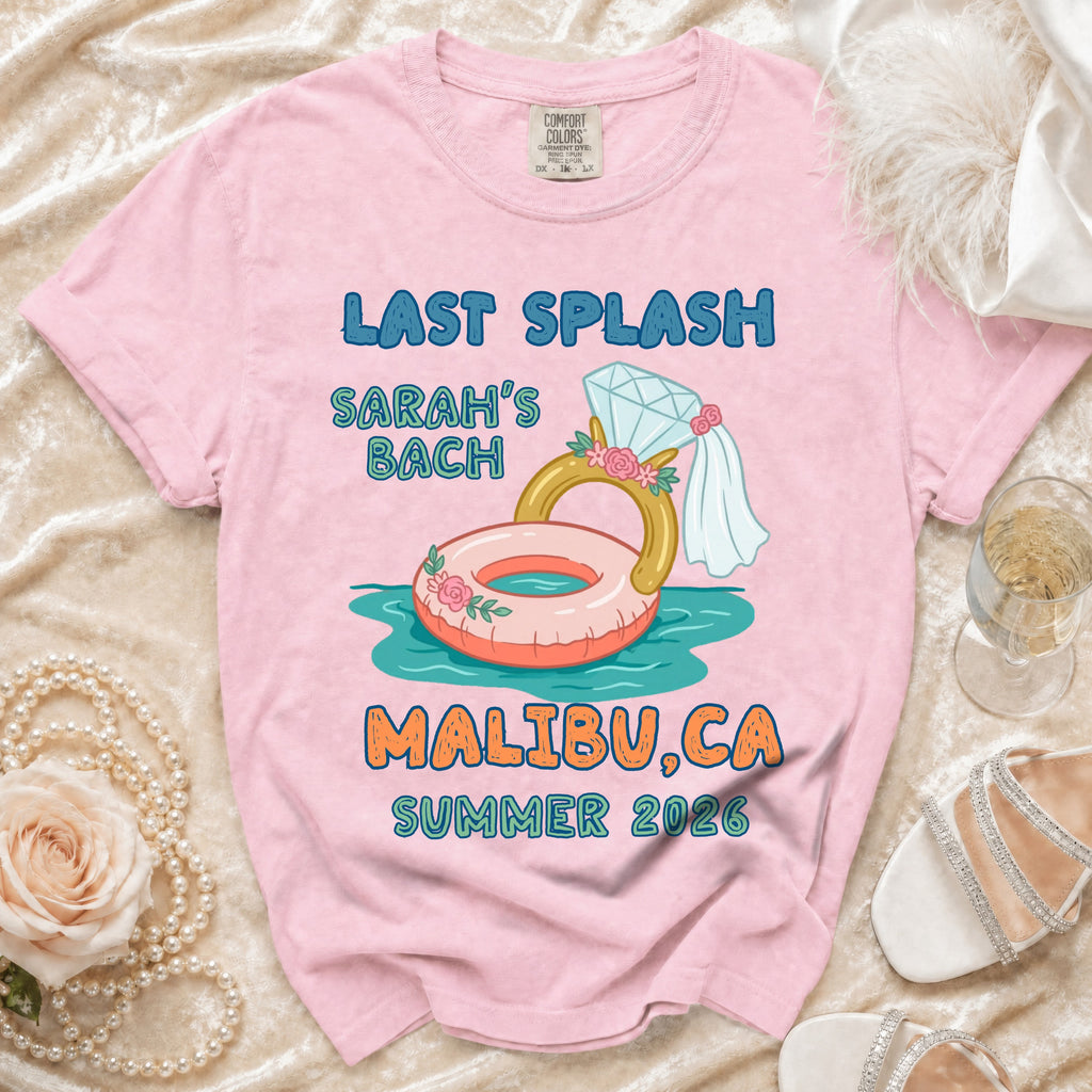 Last Splash Sarah's Bach Malibu CA Summer 2026 t-shirt