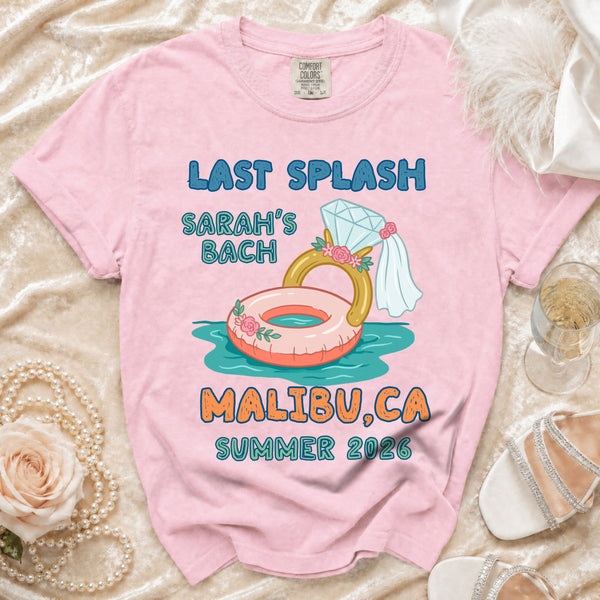 Last Splash Malibu Bach T-shirt in Blossom