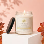 Sienna Bridesmaid candle with "Will You Be My Bridesmaid?" text.