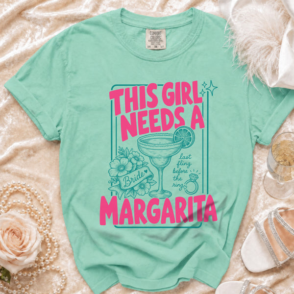 Bride Margarita T-Shirt in Island Reef