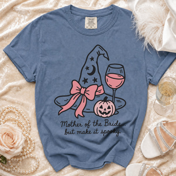 Spooky Bride T-Shirt in Blue Jean