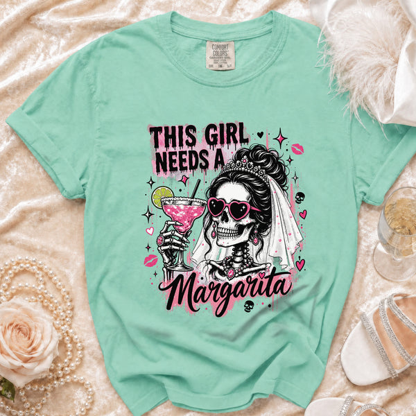 Bride Margarita T-Shirt in Island Reef