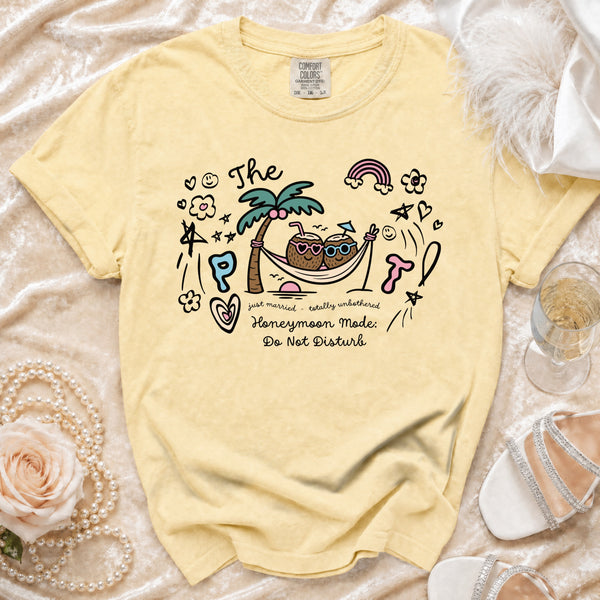 Just Married T-Shirt in Butter