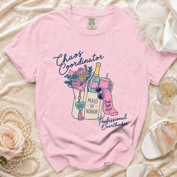 Maid of Honor T-shirt in Blossom