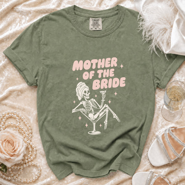 Bride's Mom Martini T-Shirt in Moss