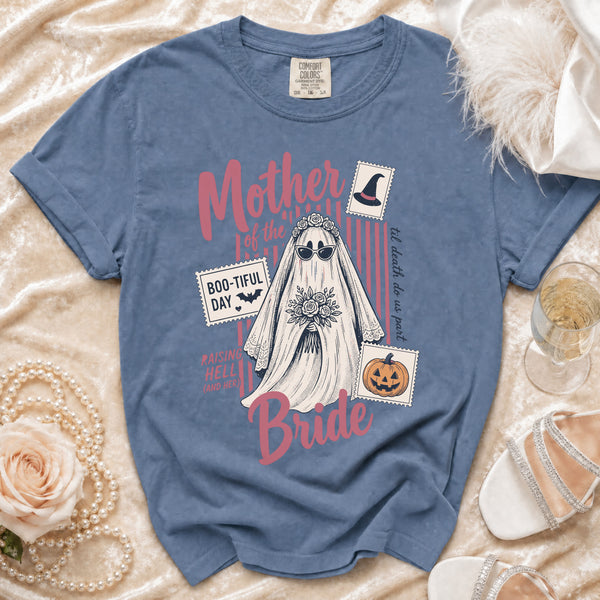 Boo-tiful Mother T-Shirt in Blue Jean