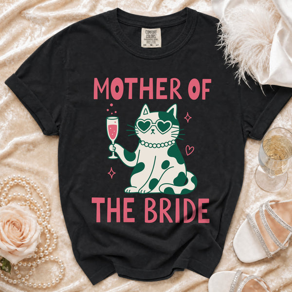 Mother Bride T-Shirt in Black