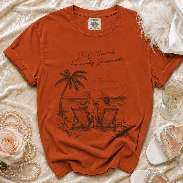 Married & Irresponsible T-shirt in Yam