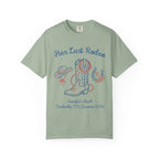 T-shirt with "Her Last Rodeo Jennifer's Bach Nashville, TN Summer 2026" and cowboy boot, hat, horseshoe.