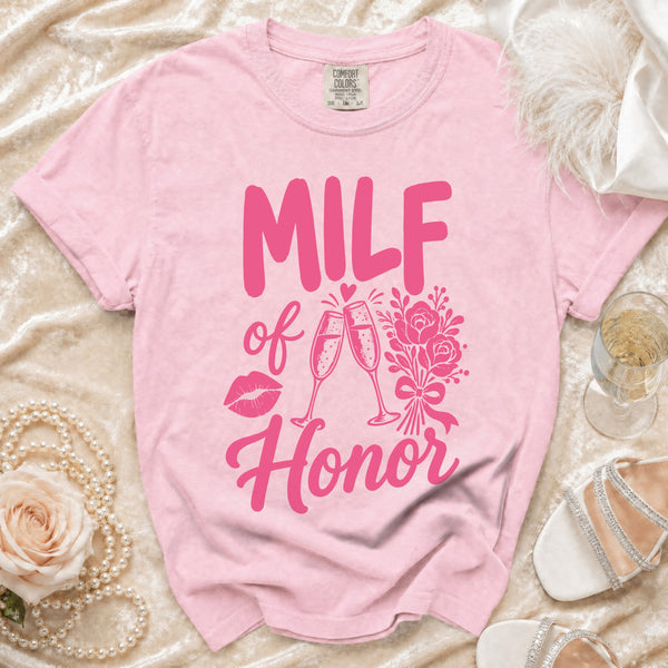 MILF Maid of Honor Tee in Blossom