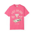 "Last Splash Bride-to-Be Sarah's Bach Malibu CA Summer 2026 t-shirt"