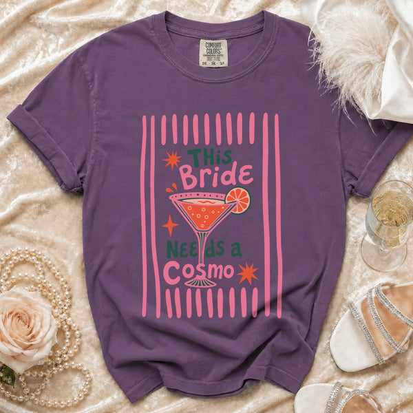 Cosmo Bride T-Shirt in Grape