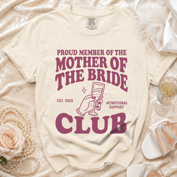 Bride's Mom T-Shirt in Ivory