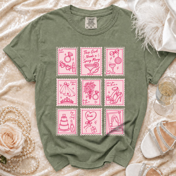 Spicy Marg T-shirt in Moss