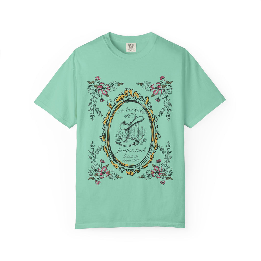 Her Last Rodeo Jennifer's Bach Nashville Summer 2026 graphic tee.