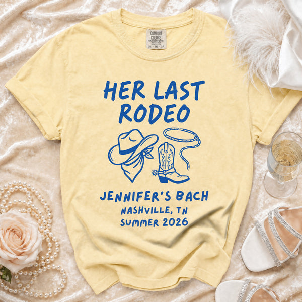 Her Last Rodeo Nashville Bach T-Shirt in Butter
