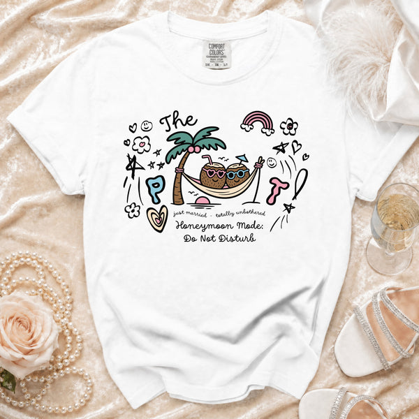 Just Married T-Shirt in White