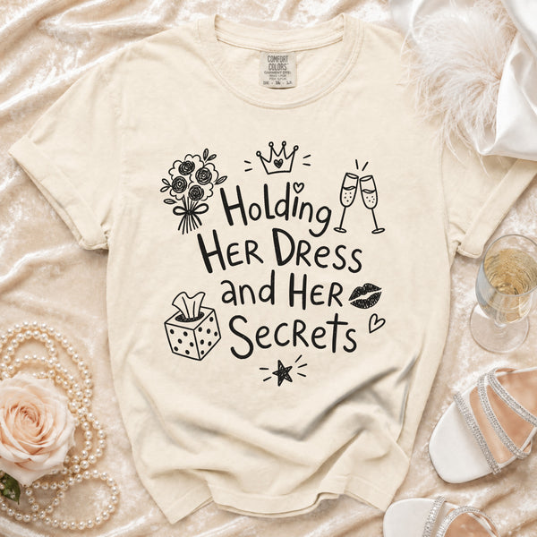 Maid of Honor T-Shirt in Ivory